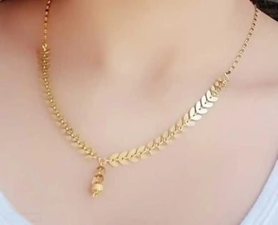 Stylish Alloy Golden Mangalsutra Chain For Women