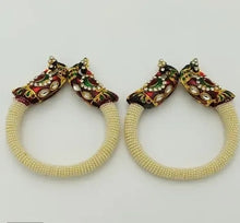 Load image into Gallery viewer, Trendy Designer Multicolor Beads Peacock Handcuff