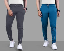 Load image into Gallery viewer, Suzaro Combo Mens Relaxed Lycra Track Pants Fit Jogger