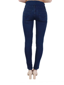 Blue  Regular Fit  Mid-Rise Jeans