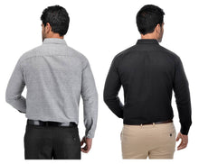 Load image into Gallery viewer, BUY 1 GET 1 FREE Multicoloured Khadi Solid Long Sleeve Formal Shirt