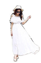 Load image into Gallery viewer, White Cold Shoulder Long Dress