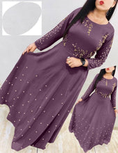 Load image into Gallery viewer, Women&#39;s Georgette Long Length Flared Kurtas