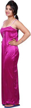 Load image into Gallery viewer, Pink Womens Satin Night Dress Set