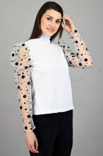 Load image into Gallery viewer, Casual Puff Sleeves Solid Women Top
