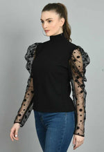 Load image into Gallery viewer, Casual Puff Sleeves Solid Women Top
