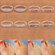 Load image into Gallery viewer, Adjustable Ethnic Women Toe Rings (4 Pairs)