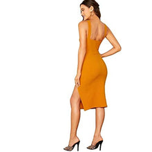 Load image into Gallery viewer, Aahwan Women&#39;s Solid Split Thigh Bodycon Dress (KV-139)