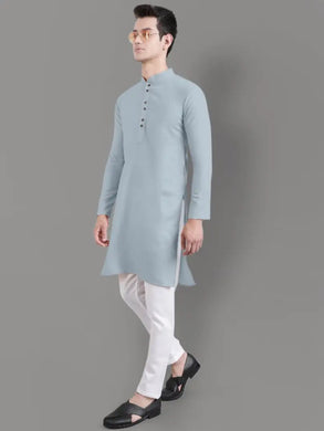 Elegant Cotton Blend Kurta and Pyjama Set for Men