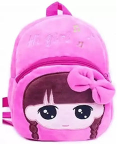 Cute Cartoon Pre-Nursery Kids School Bag Pack Of 1 With Eraser