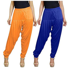 Load image into Gallery viewer, Eazy Trendz Womens Solid Viscose Lycra Patiala Pack of 2
