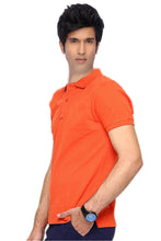 Load image into Gallery viewer, Poly Cotton Solid Half Sleeves Mens Polo T-shirt (Pack of 3)