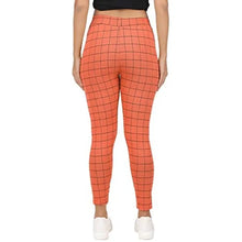 Load image into Gallery viewer, Naughty Little? Womens Checkered Pattern Ankle Length Tights Multicolour Combo (Pack of 2) Free Size (Best Fit to the Hip Size 28 inch to 34 Inches)