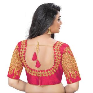 Designer Blouse with embroidery with Damehood.