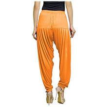 Load image into Gallery viewer, Eazy Trendz Viscose Lycra Solid Patiala for Womens - Orange