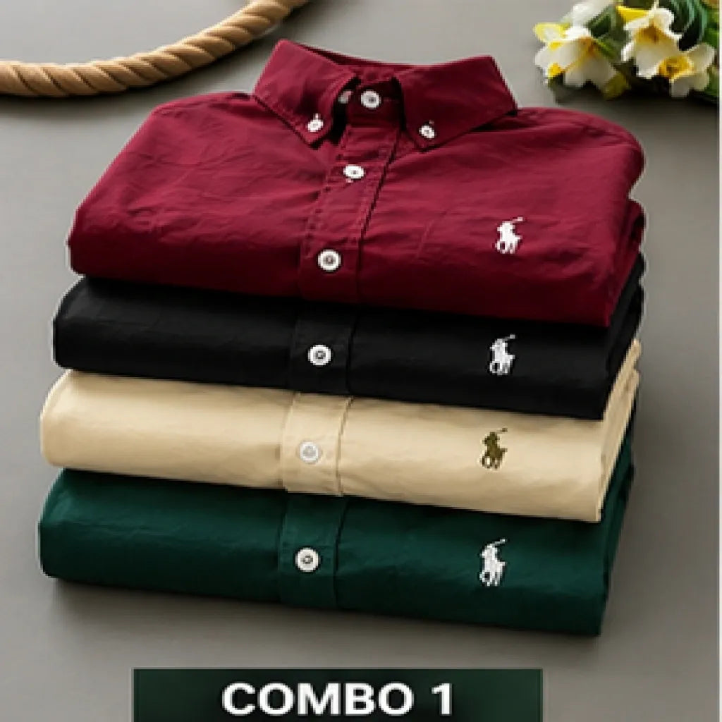 Upgrade your wardrobe with the Premium Oxford Cotton Full Sleeve Plain Shirt, crafted from 100% soft Oxford cotton fabric for all-day comfort and a classy look. Featuring a regular fit, premium embroidery, and fine stitching, this versatile shirt is perfect for office wear, casual outings, parties, and everyday fashion.