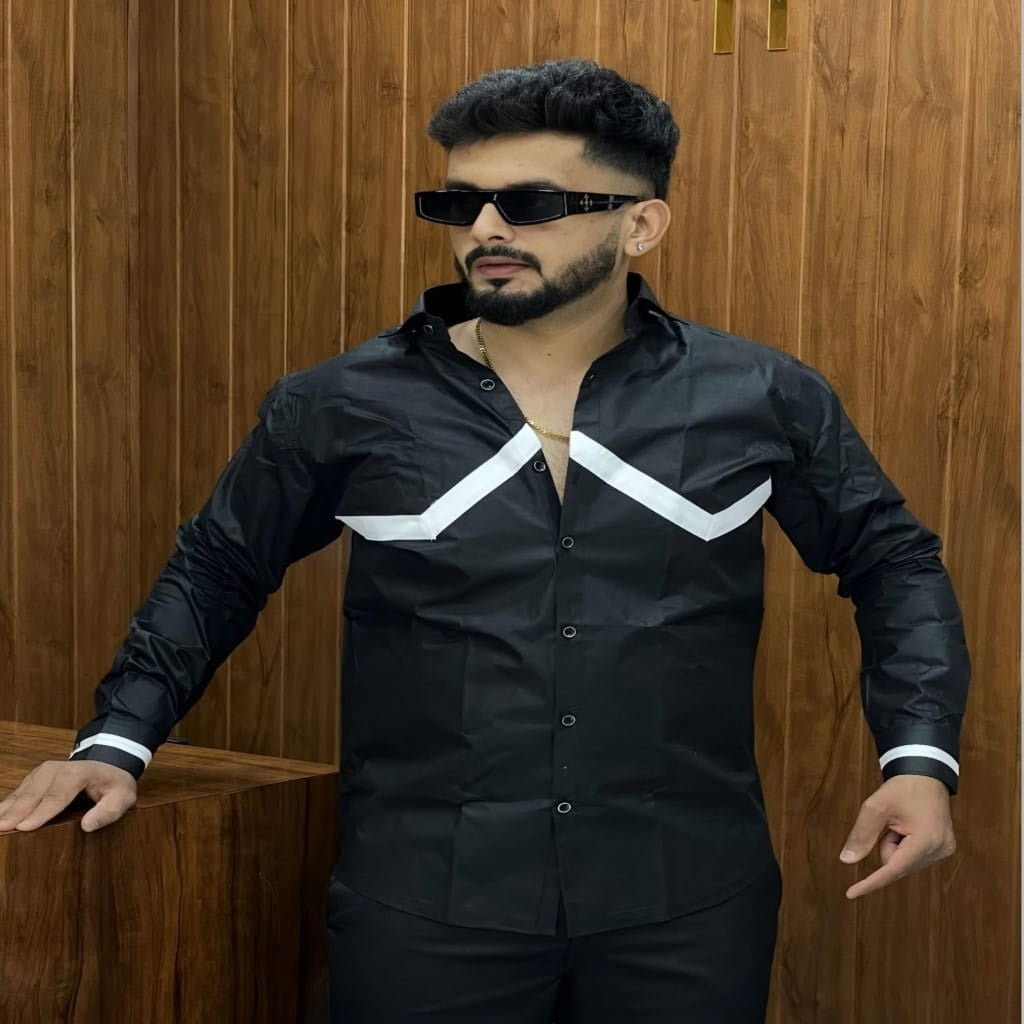 Premium men’s full sleeve designer shirt made from soft Oxford cotton. Stylish, comfortable &amp; perfect for casual and party wear. Available in all sizes at just ₹1050 with free shipping.