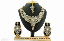 Load image into Gallery viewer, A1 Trendy Alloy Necklace Set with crystel store for Women and girls