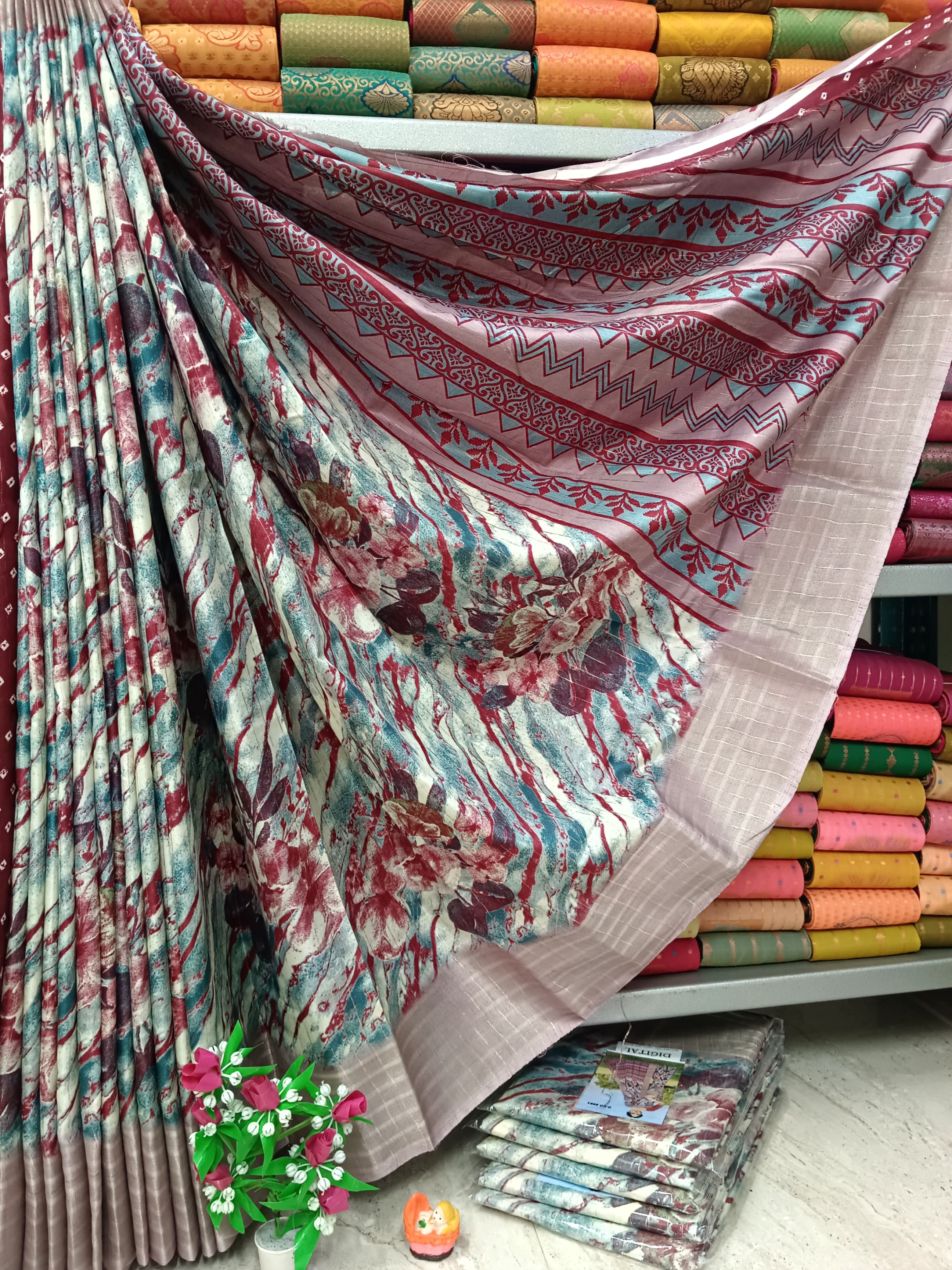 Awesome Dola Silk Saree – Regular Wear with Both Side Zari Border