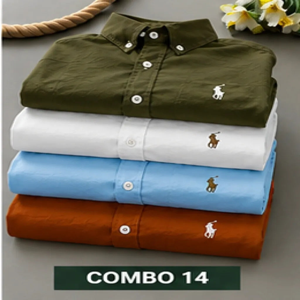 Upgrade your wardrobe with the Premium Oxford Cotton Full Sleeve Plain Shirt, crafted from 100% soft Oxford cotton fabric for all-day comfort and a classy look. Featuring a regular fit, premium embroidery, and fine stitching, this versatile shirt is perfect for office wear, casual outings, parties, and everyday fashion.