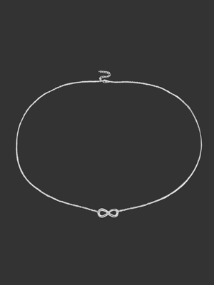 Silver Infinity Symbol Belly Chain