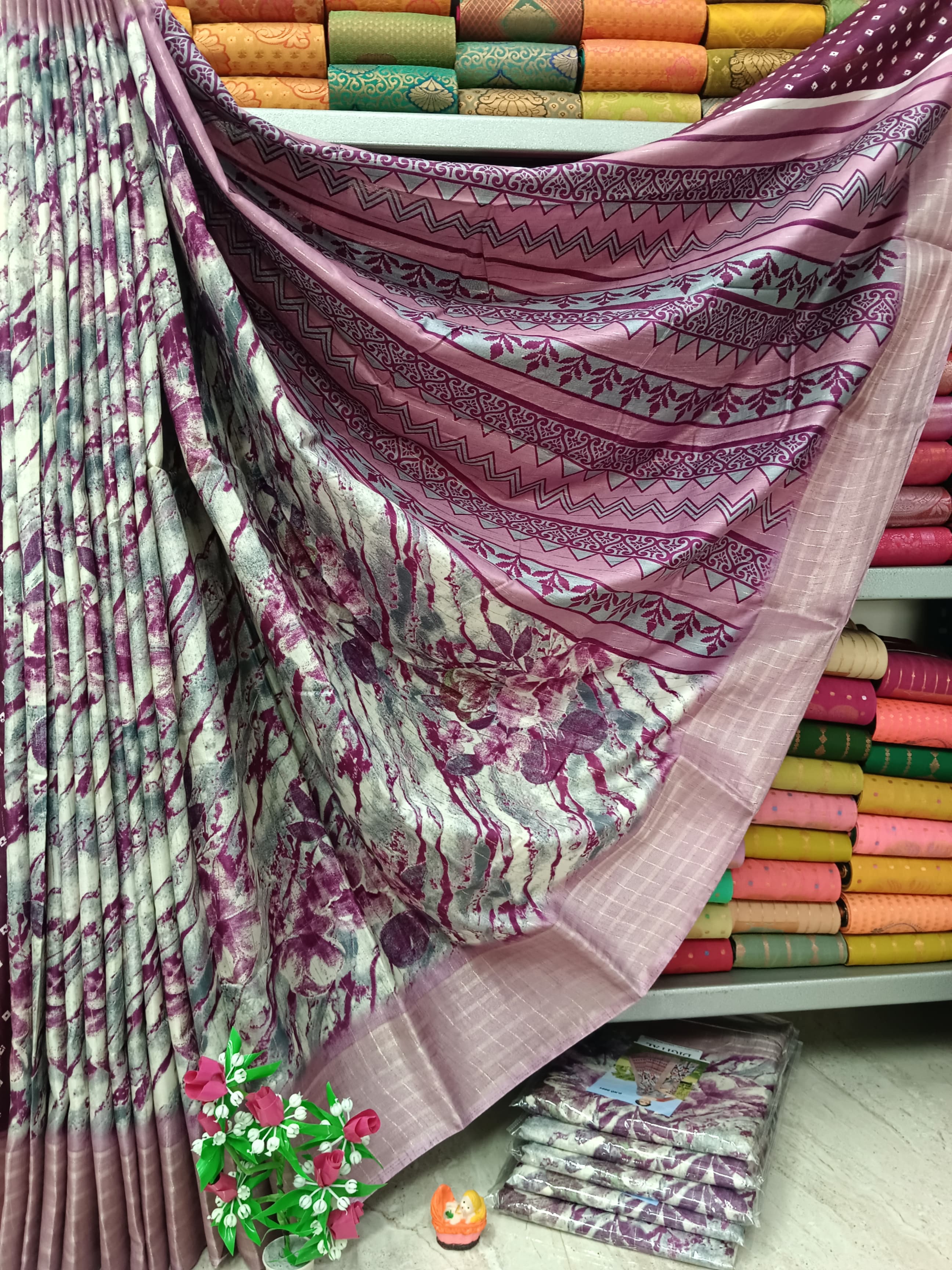 Awesome Dola Silk Saree – Regular Wear with Both Side Zari Border
