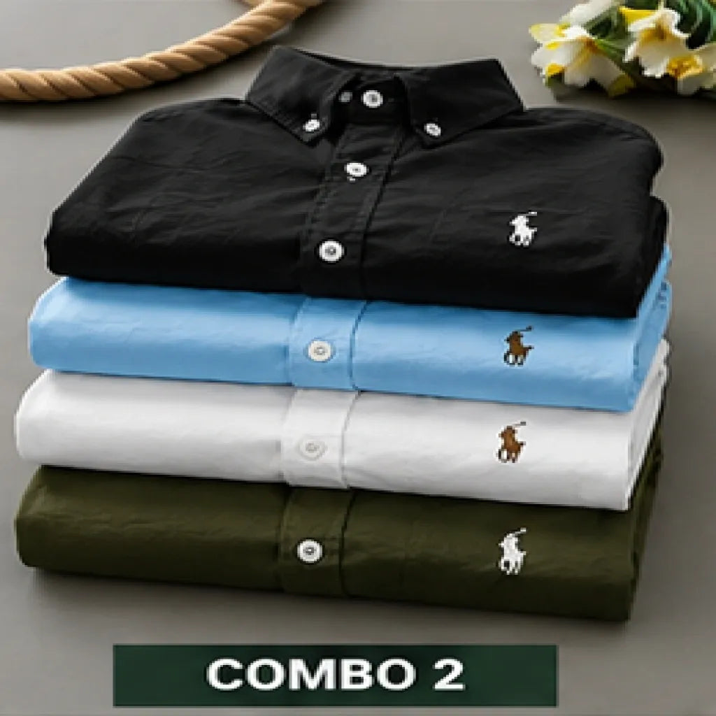 Upgrade your wardrobe with the Premium Oxford Cotton Full Sleeve Plain Shirt, crafted from 100% soft Oxford cotton fabric for all-day comfort and a classy look. Featuring a regular fit, premium embroidery, and fine stitching, this versatile shirt is perfect for office wear, casual outings, parties, and everyday fashion.