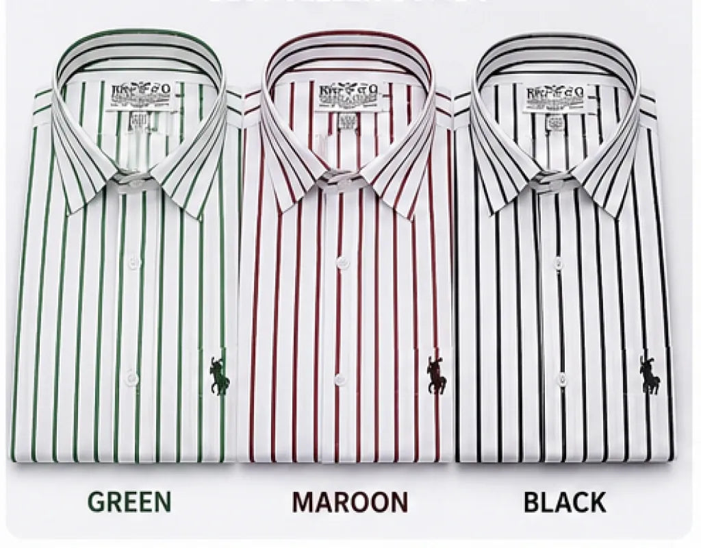 Upgrade your wardrobe with RL Polo Partywear Lining Shirt single Shirt, Combo-2,Combo-3 & Combo-4 where luxury meets style.