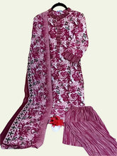 Load image into Gallery viewer, Stylish Cotton Kurta, Bottom And Dupatta Set For Women

Size: S, M , L, XL, 2XL&nbsp;
&nbsp;Color:&nbsp; Royal Blue, Maroon, Pink, Multicolor
&nbsp;Fabric: &nbsp;Cotton
&nbsp;Type: &nbsp;Kurta, Bottom and Dupatta Set
&nbsp;Style: &nbsp;Woven Design
&nbsp;Design Type: &nbsp;Straight
&nbsp;Sleeve Length: &nbsp;3/4 Sleeve
&nbsp;Occasion: &nbsp;Daily
&nbsp;Kurta Length: &nbsp;Below Knee
&nbsp;Pack Of: &nbsp;Single
Origin: Of India.

Elevate your wardrobe with our stylish yellow cotton kurta, bottom and dupatta 