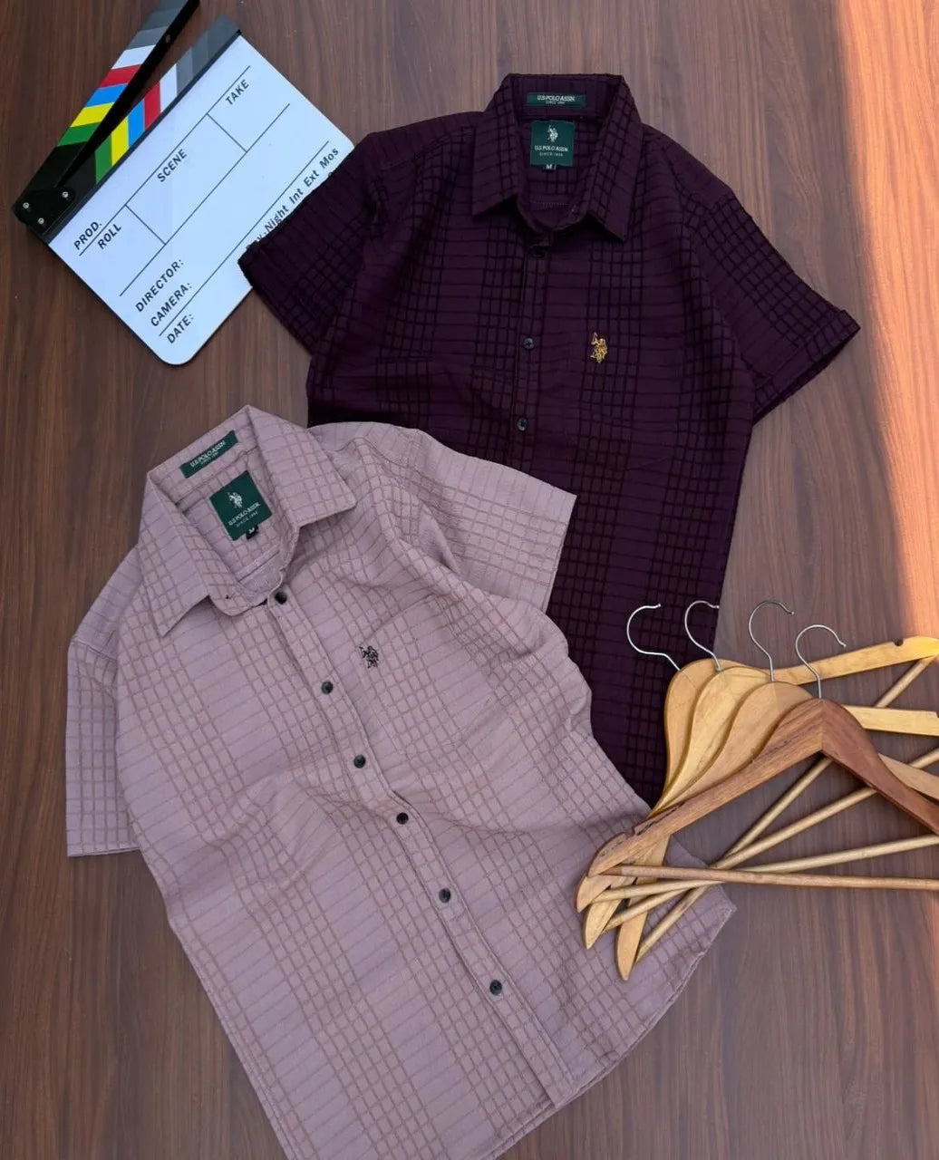 Upgrade your summer wardrobe with the U.S. Polo Premium Popcorn Cotton Self Designer Half Shirt for Men. Crafted from soft breathable fabric with premium embroidery and stylish textured design for a smart casual look.&nbsp;