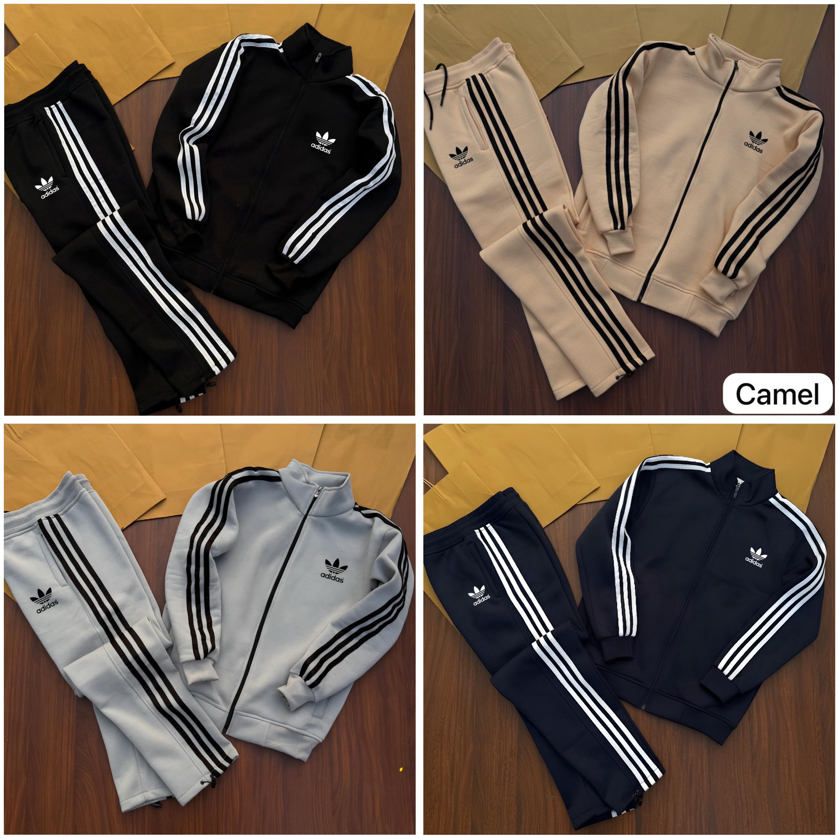 Stay warm and stylish this winter with our premium-quality ADIDAS zipper tracksuit, crafted for maximum comfort and durability.