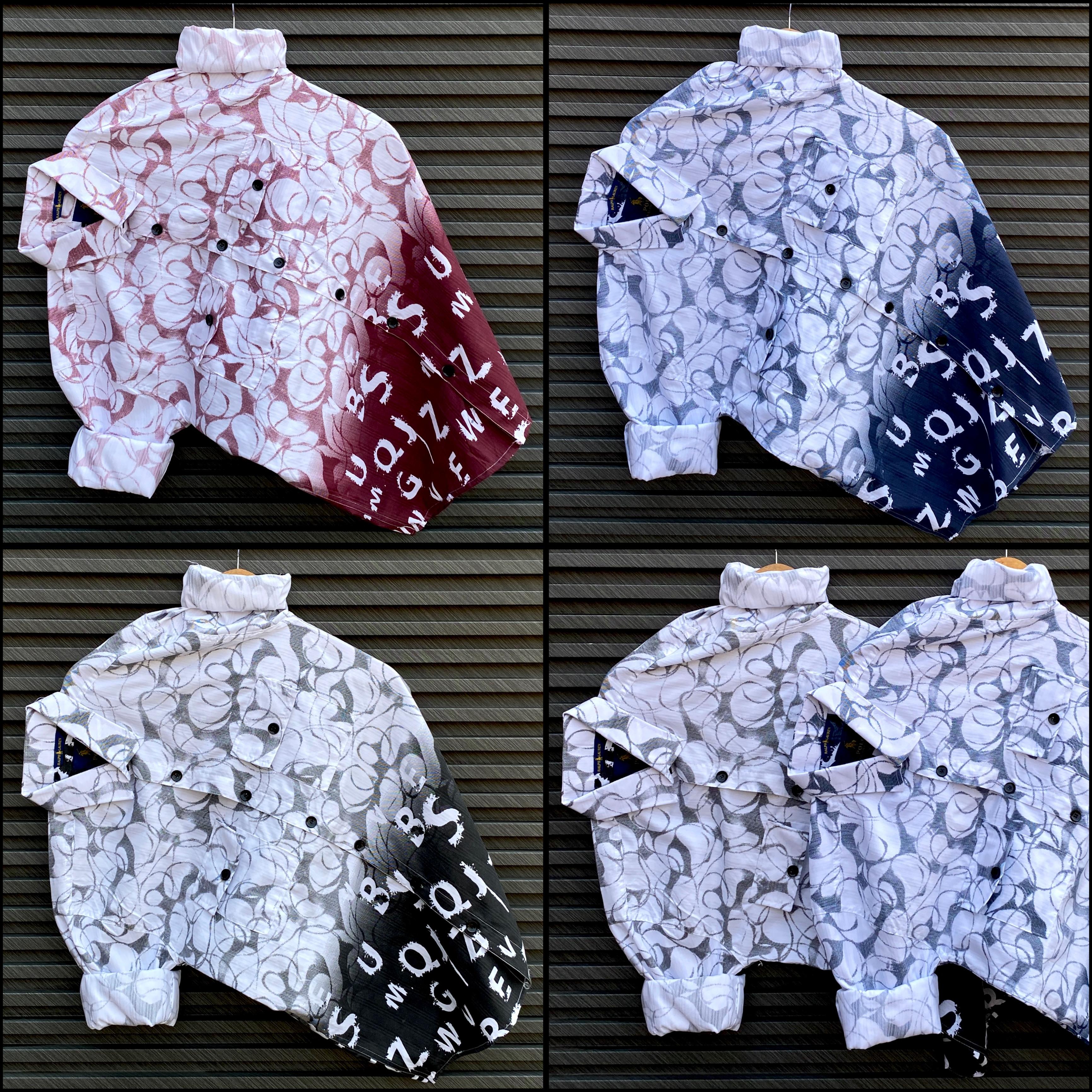 Premium U.S. Polo Double Shade Designer Cotton Shirts with full sleeves. Made from soft imported cotton in stylish double-shade colors — Purple, Navy Blue, and Gray-Black. Perfect blend of comfort and style.