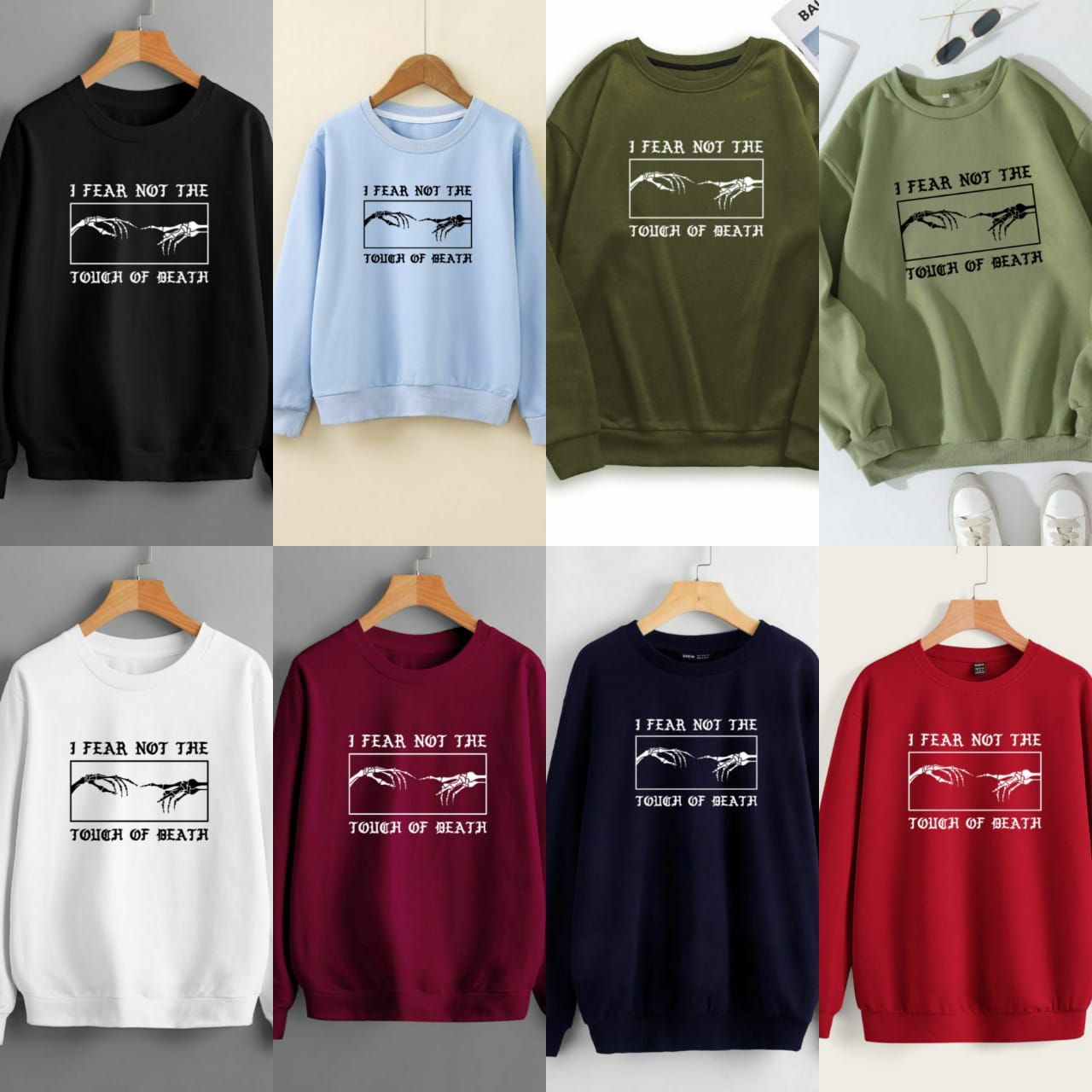 Regular fit chest print Sweatshirt made from soft 280 GSM cotton blend fleece. Stylish, comfortable &amp; perfect for everyday wear.