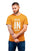 Men's Maroon Printed Cotton Round Neck Tees The Elegant Fashion