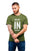Men's Maroon Printed Cotton Round Neck Tees The Elegant Fashion