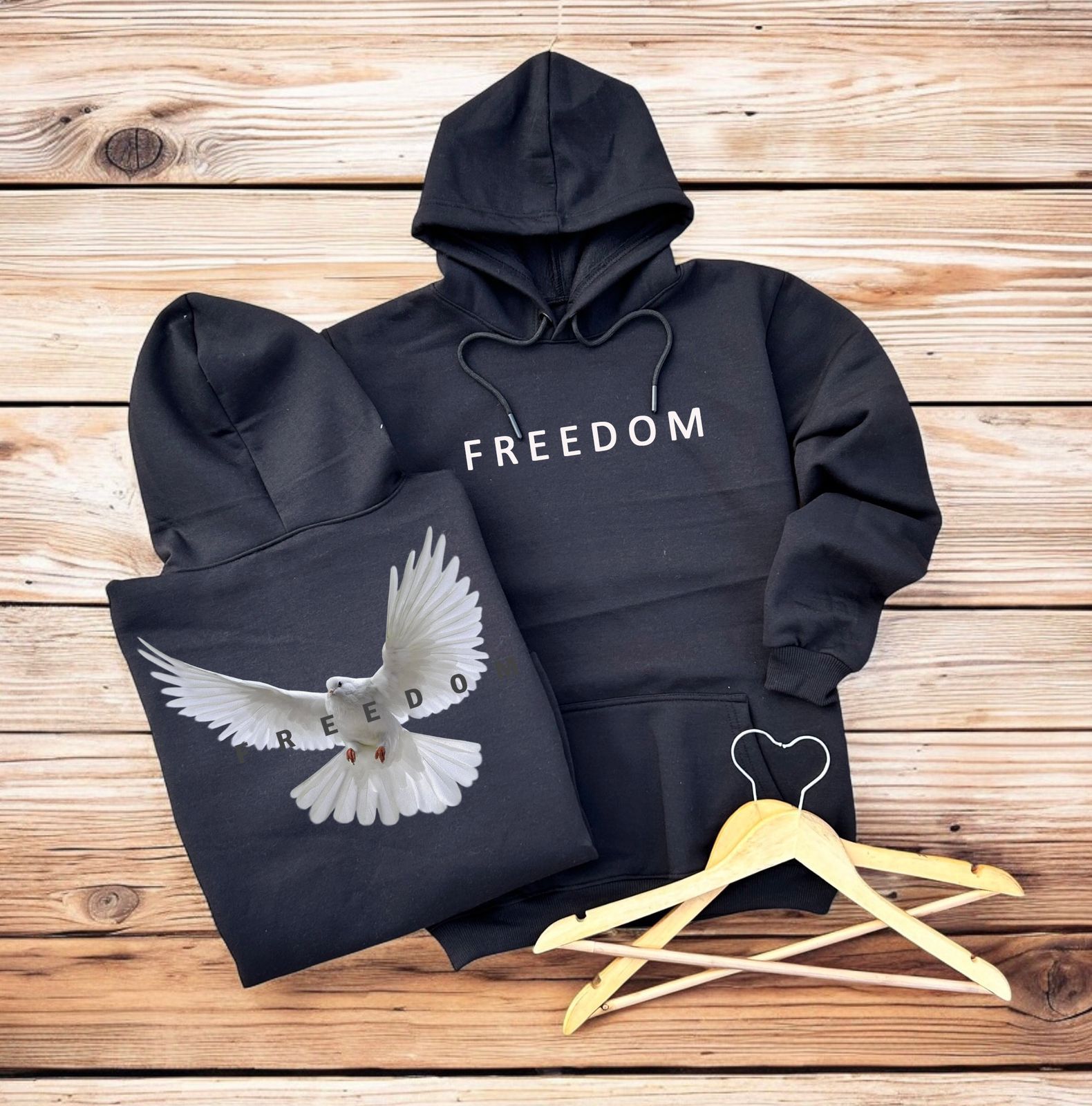 Winter Essential ❄️ Premium Freedom Hoodie in Ultra-Soft Airjet Fabric – Comfort Meets Style!. Choose Your Comfort 👉 2 Thread Light | 3 Thread Heavy – Both Premium!