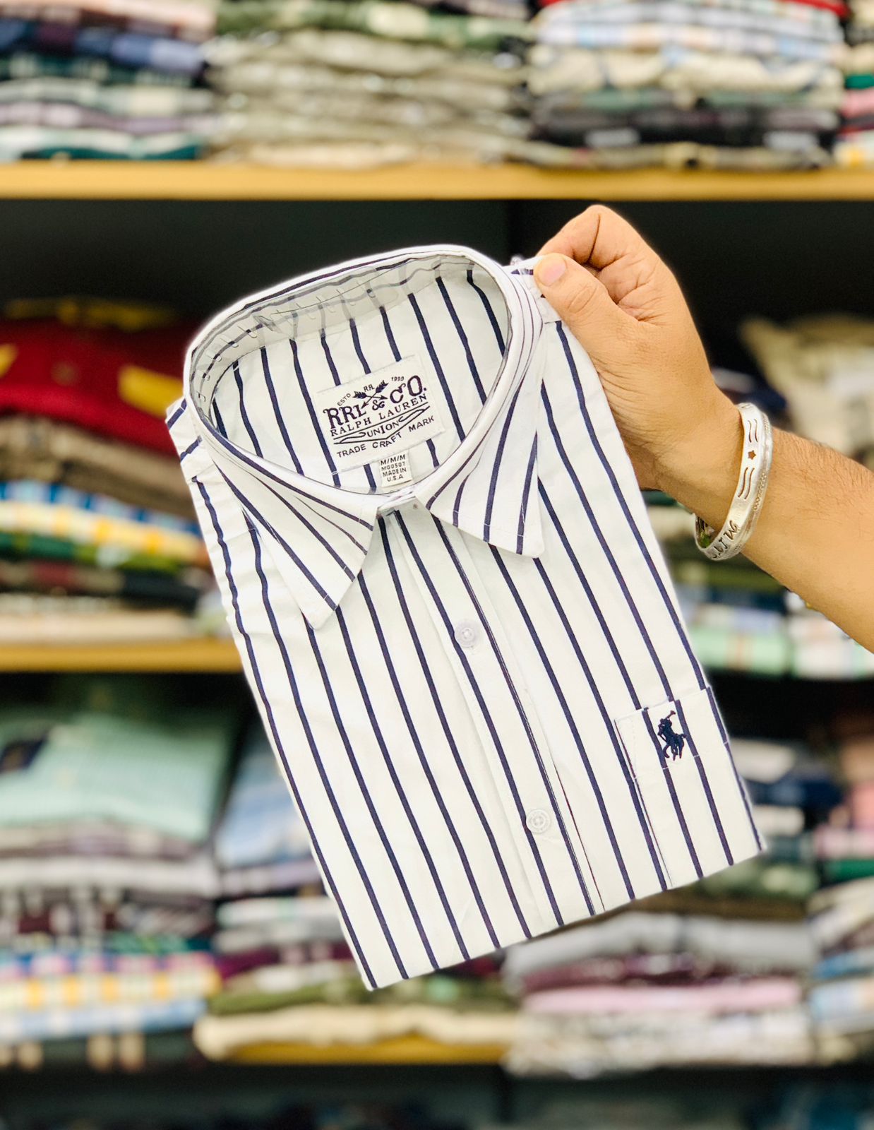 Upgrade your wardrobe with RL POLO’s Partywear Lining Shirt – where luxury meets style.