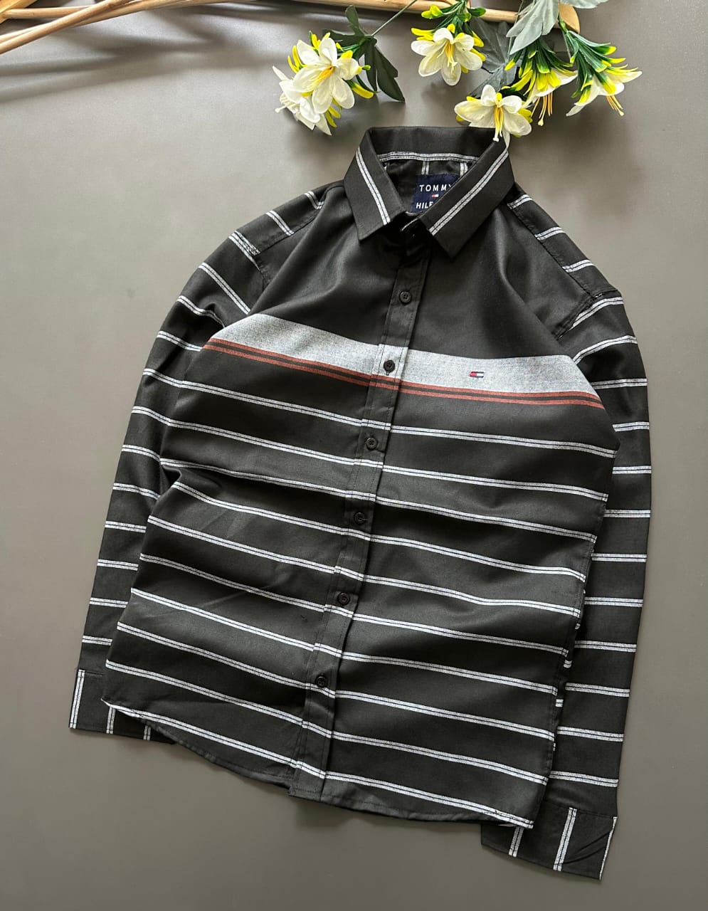 Upgrade your wardrobe with this Cotton Premium Panel Design Shirt, inspired by top fashion brands and crafted from 100% pure cotton for all‑day comfort. Featuring a stylish panel design, full sleeves, and available in classic White and Black, this shirt delivers a premium look with guaranteed quality. Ideal for daily wear and casual outings, available in sizes M, L, and XL.