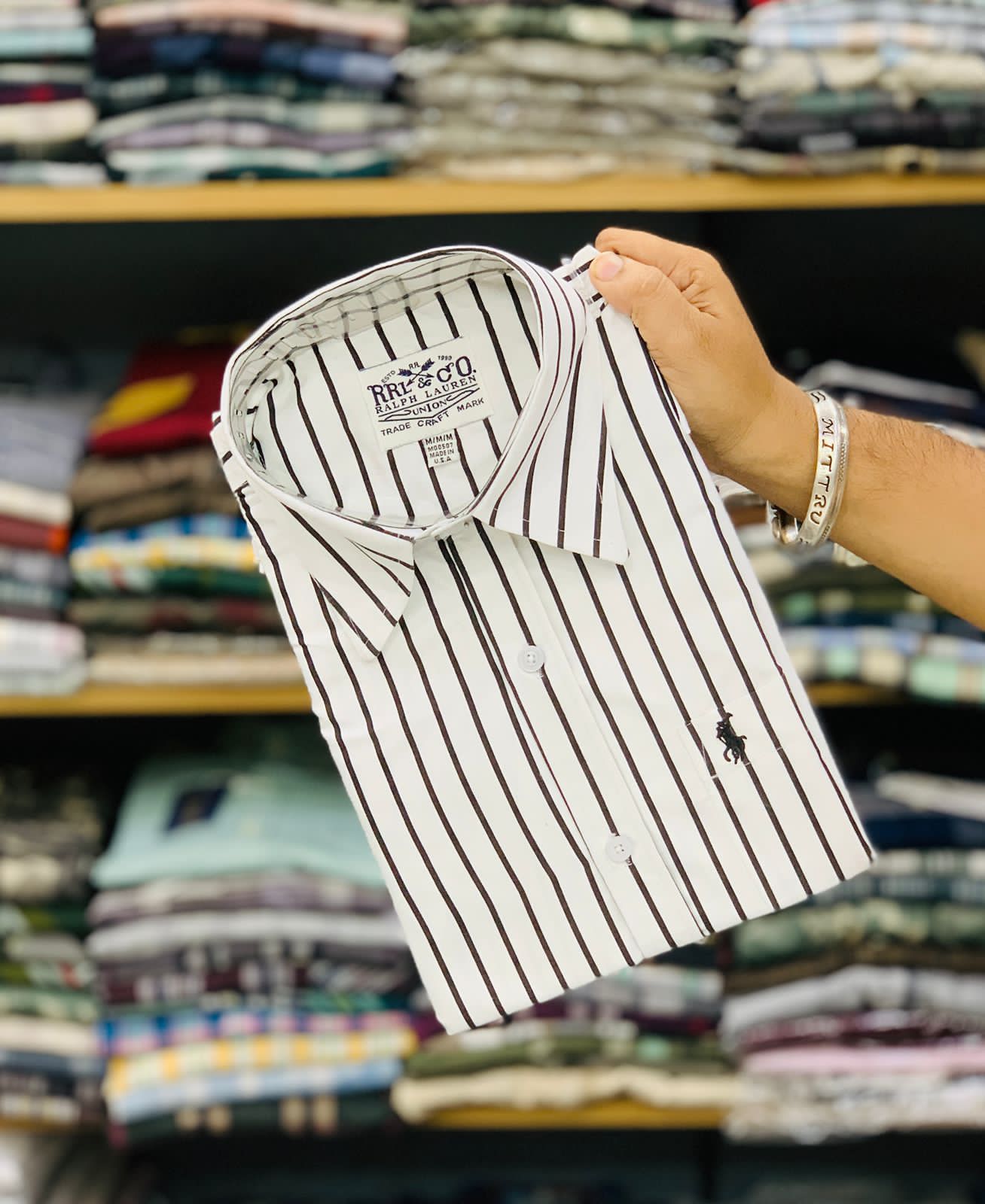 Upgrade your wardrobe with RL POLO’s Partywear Lining Shirt – where luxury meets style.