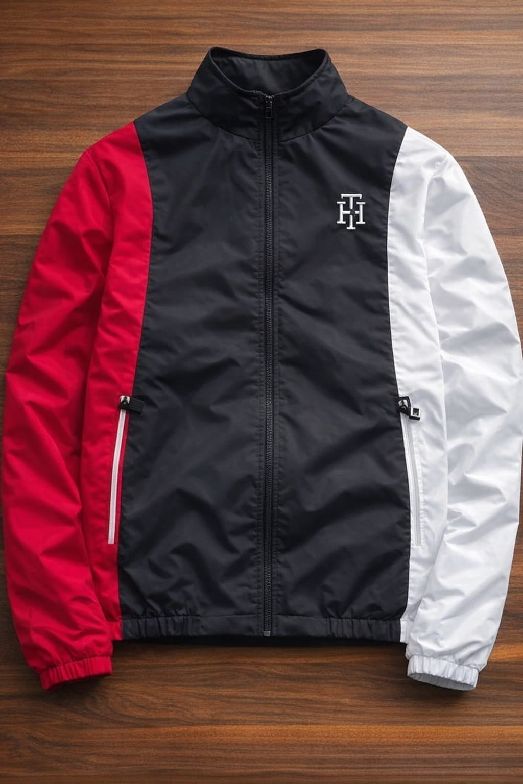 stylish embroidery detailing and both-side zip pockets, this windcheater offers a perfect blend of functionality and premium design. The soft net lining inside enhances comfort, making it ideal for daily wear, travel, or outdoor activities.
