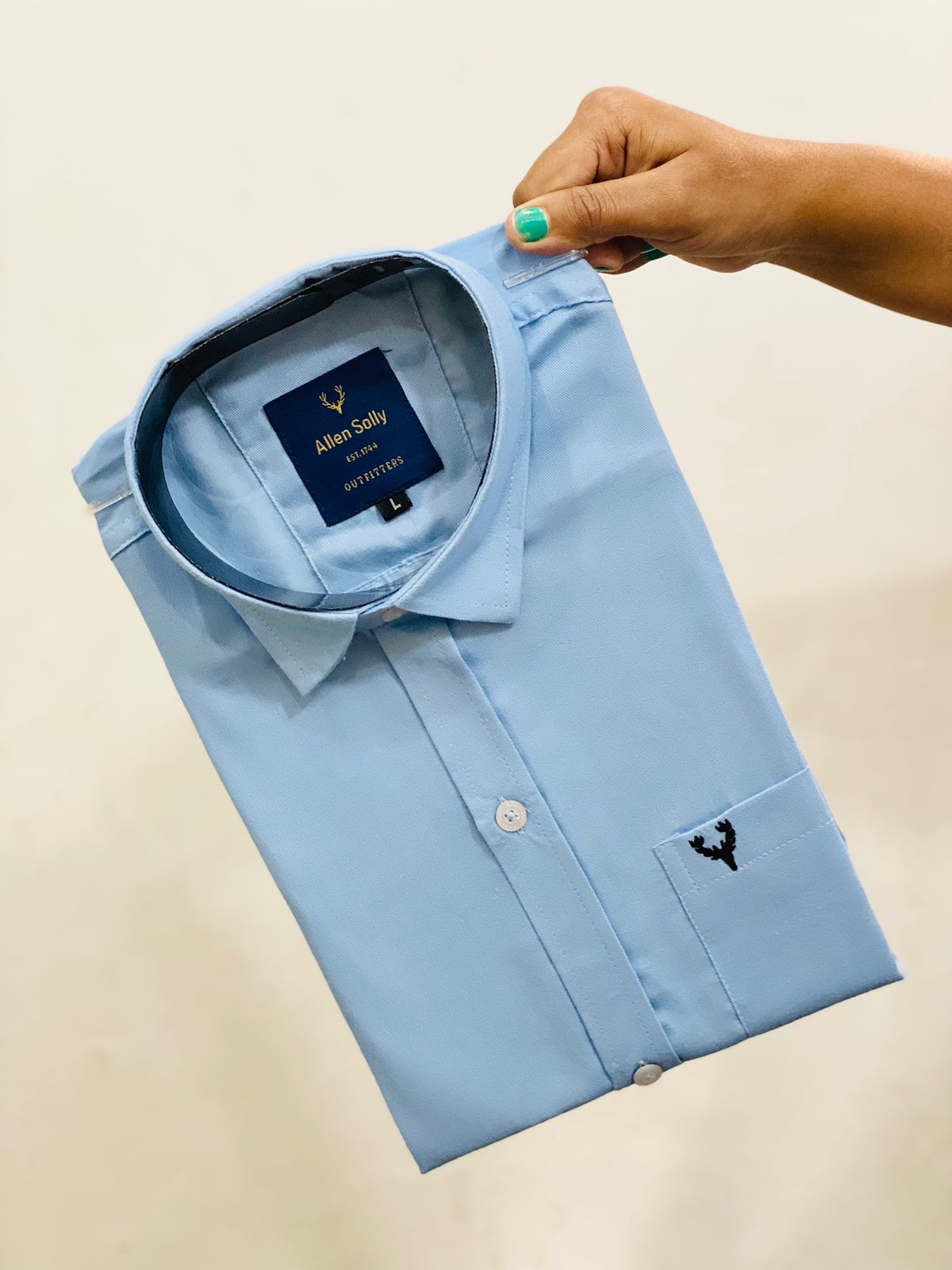 Experience the Elegance – Allen Solly Premium Pure Cotton Full Sleeve Shirt