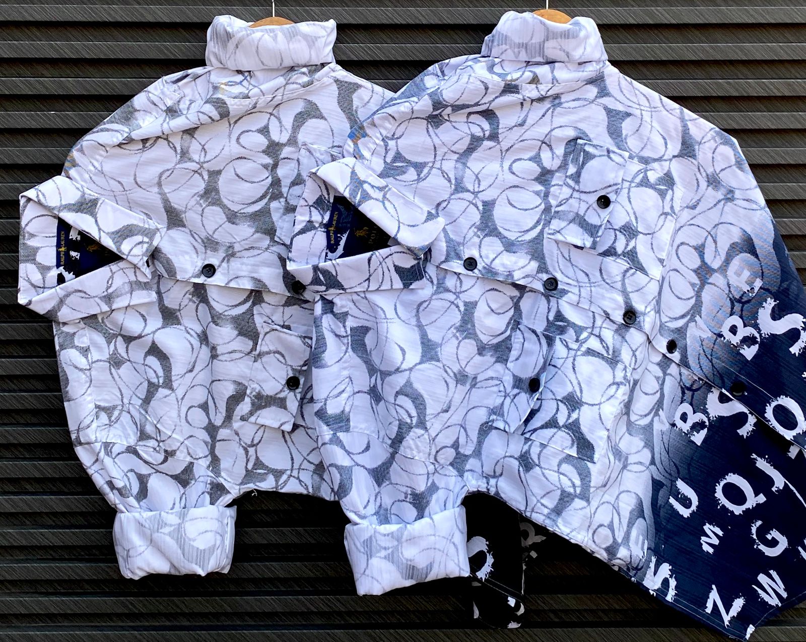 Premium U.S. Polo Double Shade Designer Cotton Shirts with full sleeves. Made from soft imported cotton in stylish double-shade colors — Purple, Navy Blue, and Gray-Black. Perfect blend of comfort and style.