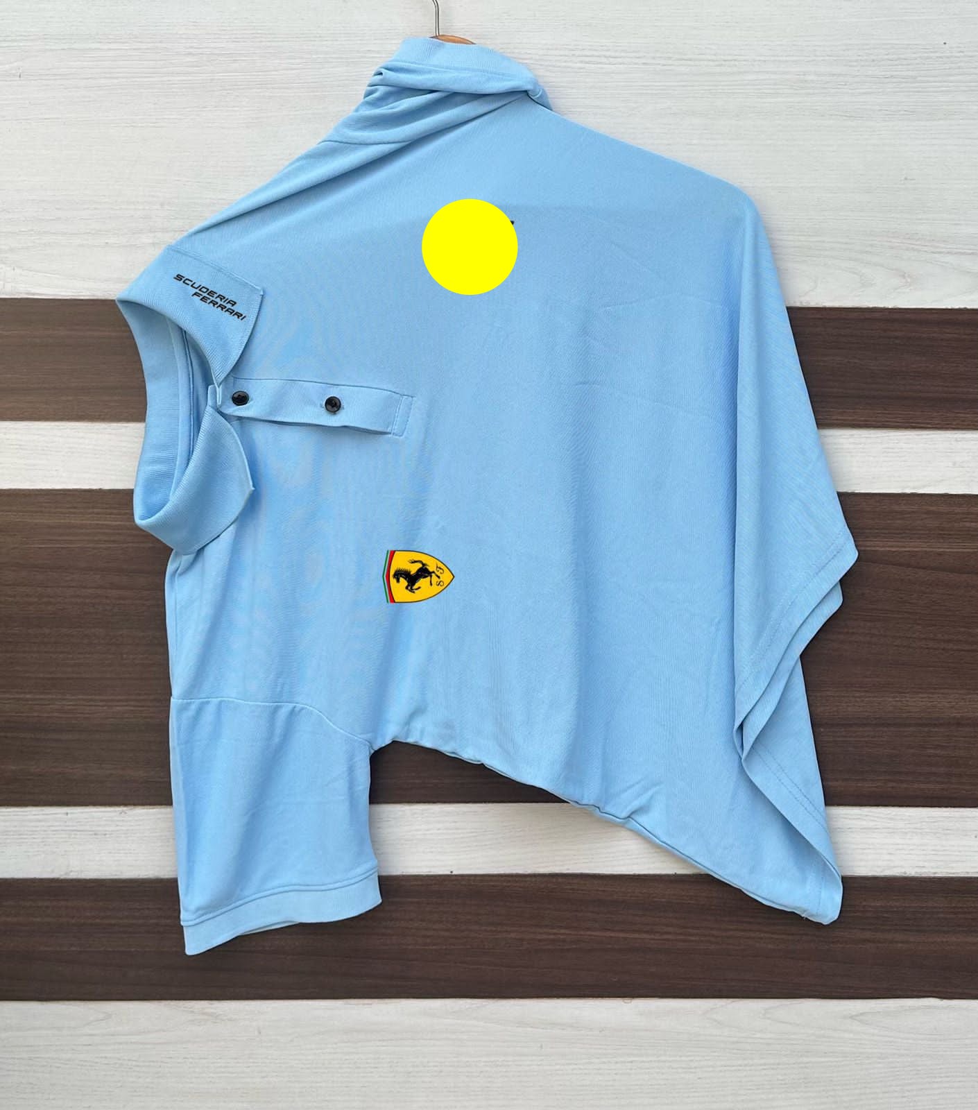 PUMA Premium Cotton SAPP Matty Designer Collar T-Shirt. Stylish, stretchable fabric with branded accessories.