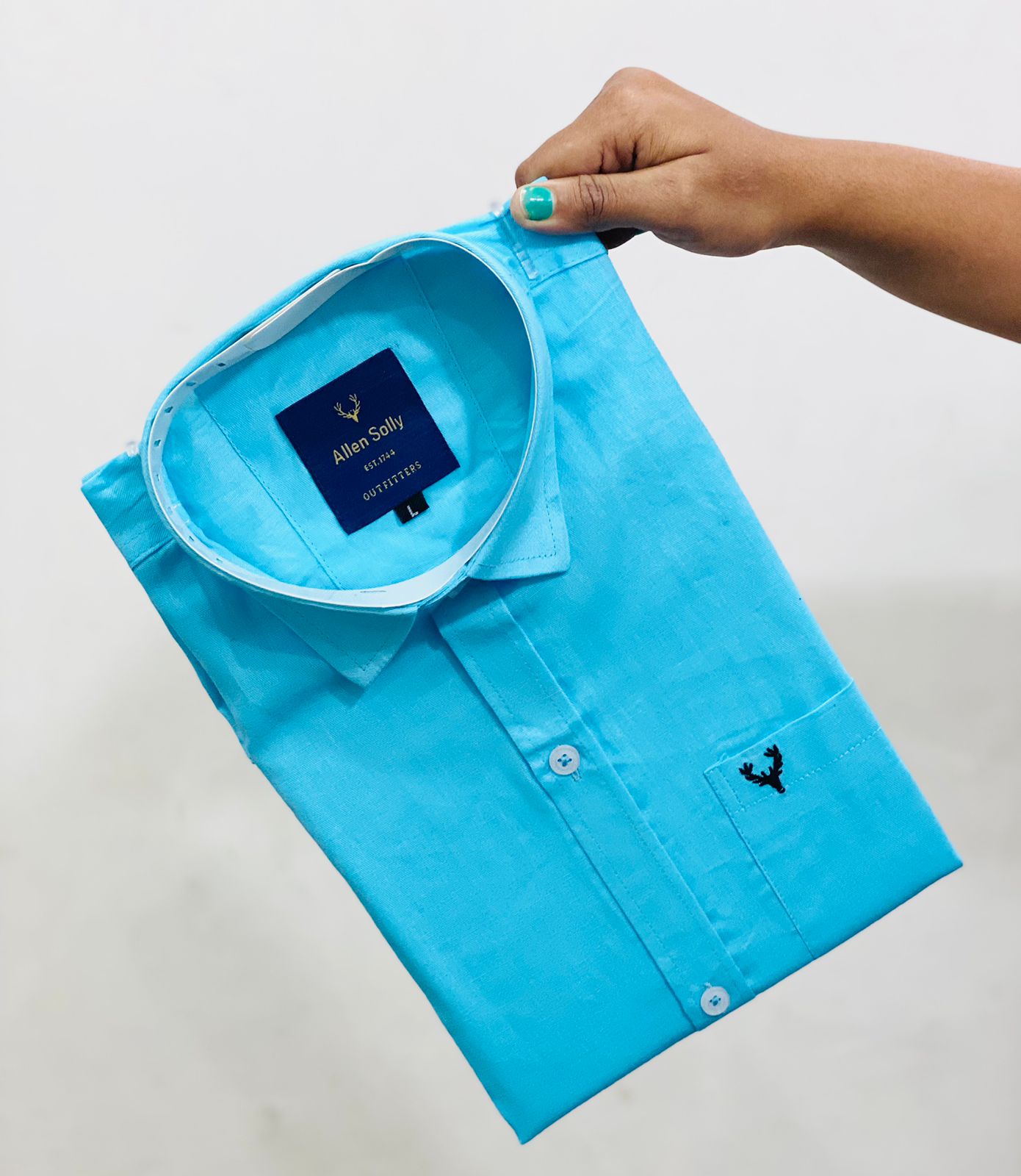 Experience the Elegance – Allen Solly Premium Pure Cotton Full Sleeve Shirt