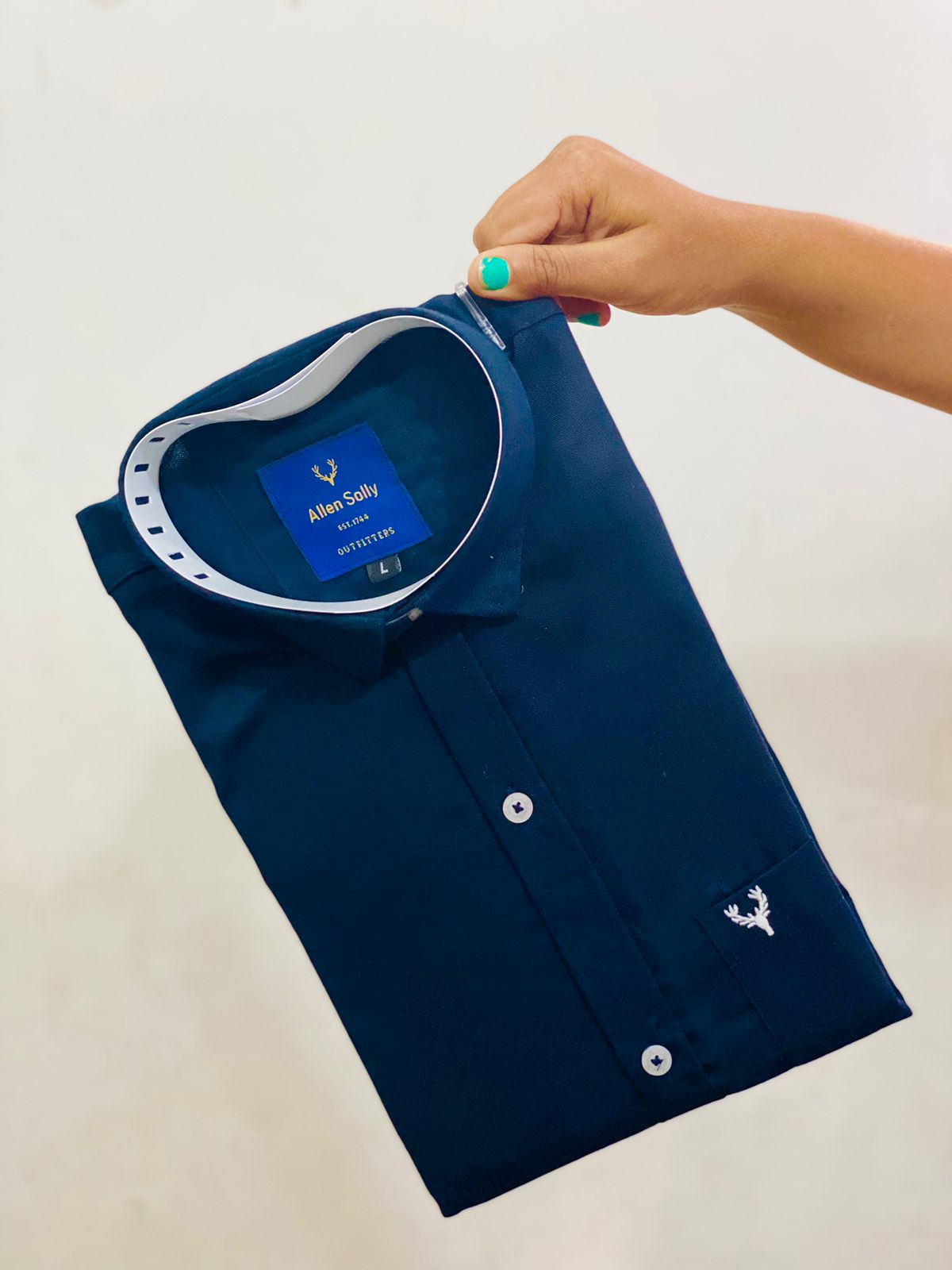Experience the Elegance – Allen Solly Premium Pure Cotton Full Sleeve Shirt