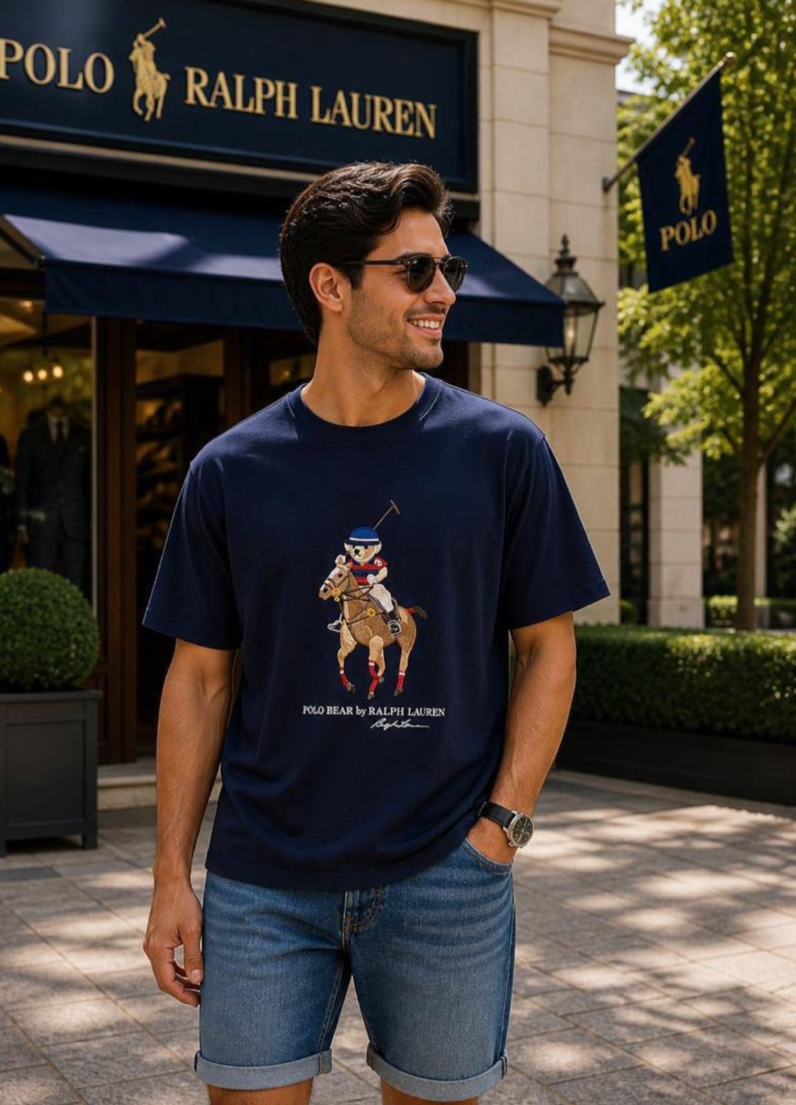 Premium RL POLO Round Neck T-Shirt made with 100% Pure Cotton Lycra and 240 GSM heavy interlock fabric. Fully stretchable, soft, breathable, and designed for superior comfort with a premium stylish look.