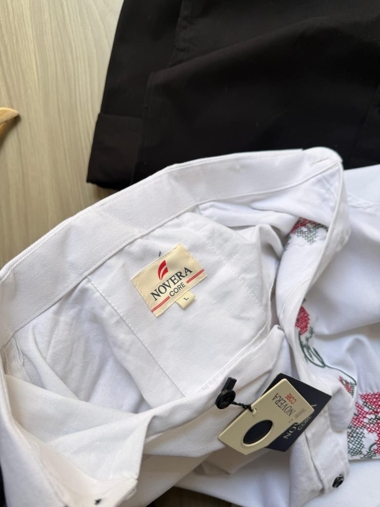 Step into the spotlight with this trendy partywear shirt crafted in premium RFD cotton and finished with elegant embroidery.