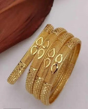 Load image into Gallery viewer, Trendy Beautiful Golden Brass Bangles For Women