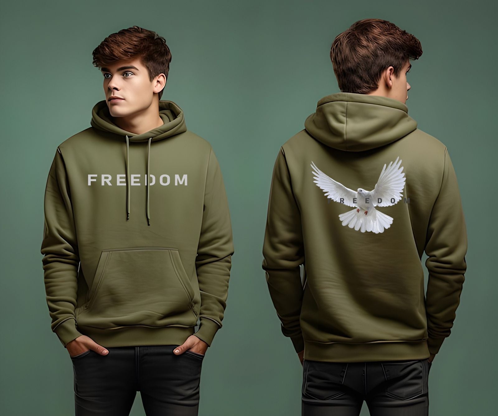 Winter Essential ❄️ Premium Freedom Hoodie in Ultra-Soft Airjet Fabric – Comfort Meets Style!. Choose Your Comfort 👉 2 Thread Light | 3 Thread Heavy – Both Premium!