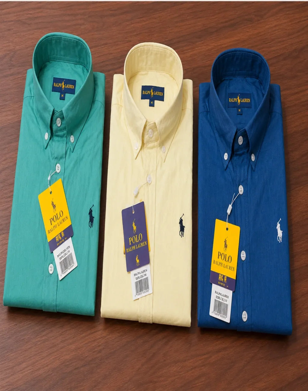 Crafted from premium Oxford cotton fabric, these shirts offer a soft, breathable feel and a smart regular fit for all-day comfort